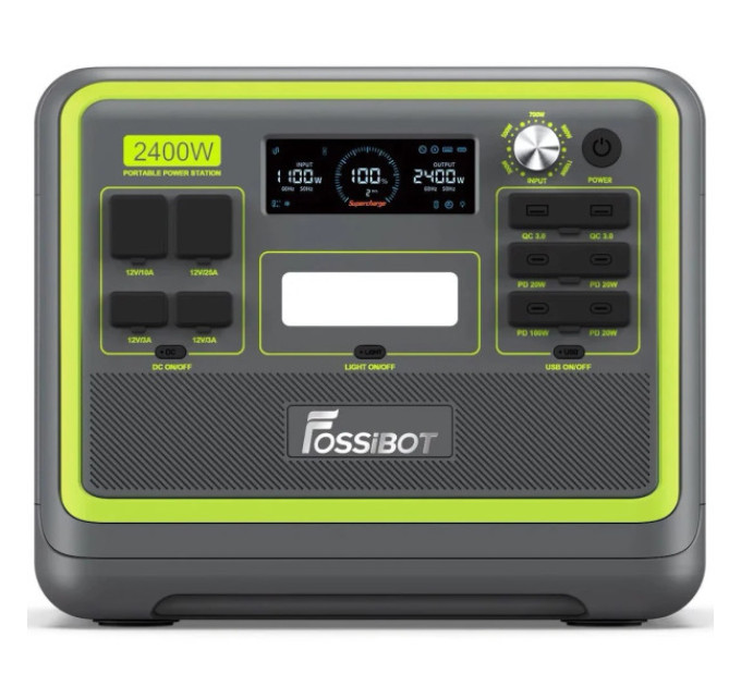 Зарядна станція Fossibot F2400 NEW (версія з Wi-Fi)