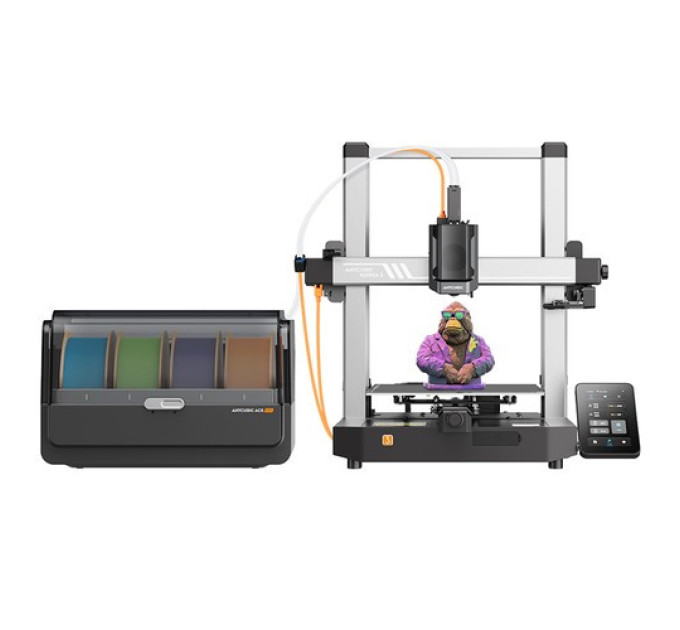3D-принтер Anycubic Kobra 3 Combo + 4 кг нитки Pantone PLA