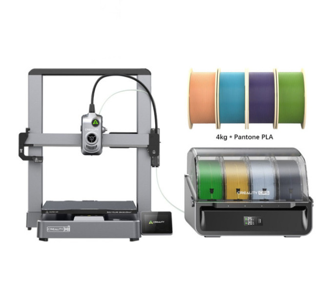 3D-принтер Creality Hi Combo + 4 кг Pantone PLA