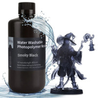 Фотополімерна смола для 3D принтера ELEGOO Water Washable Resin 1000G Smoky Black