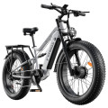 Електричний велосипед FENGQS H6PRO, двигун 1000 Вт*2, акумулятор 52 В 17,5 Аг - білий