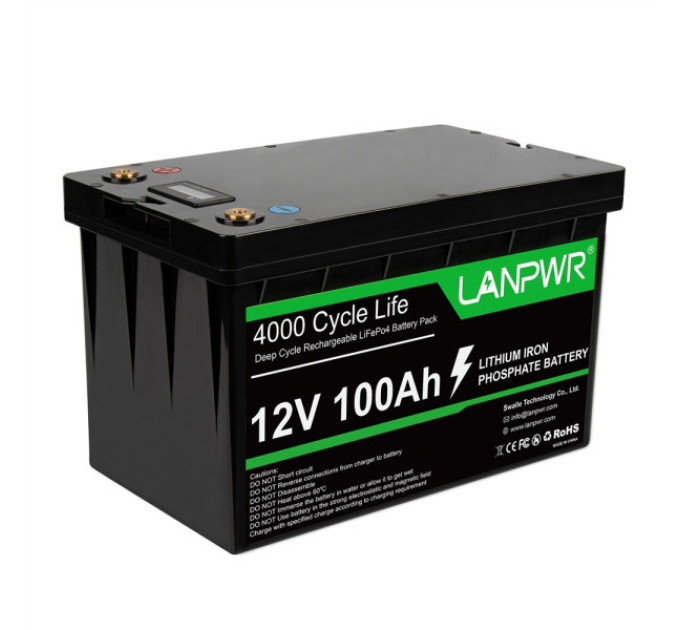 Акумуляторна батарея LANPWR 12V 100Ah LiFePO4