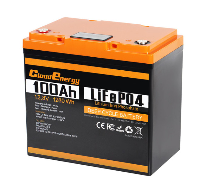 Акумуляторна батарея Cloudenergy 12V 100Ah LiFePO4