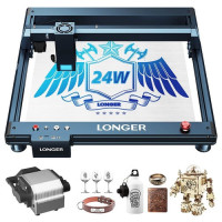 Лазерний гравер LONGER Laser B1 20 Вт + лазерна платформа + роторний ролик з кронштейном