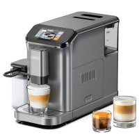 Автоматична еспресо-машина HiBREW H16 з кавомолкою, 20 бар, з резервуаром для молока 1,5 л
