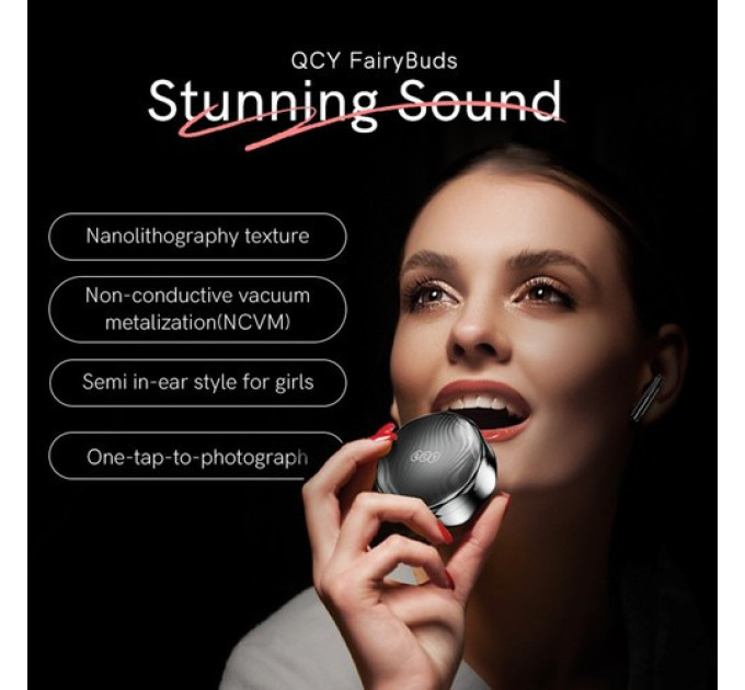 Навушники QCY FairyBuds T21 TWS, Bluetooth 5.3