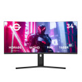 Вигнутий ігровий монітор TITAN ARMY C34A1R 1500R, 34-дюймова панель 3440*1440 VA