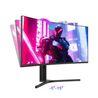 Вигнутий ігровий монітор TITAN ARMY C34A1R 1500R, 34-дюймова панель 3440*1440 VA