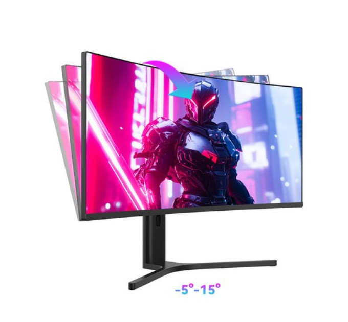 Вигнутий ігровий монітор TITAN ARMY C34A1R 1500R, 34-дюймова панель 3440*1440 VA