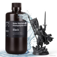 Фотополімерна смола для 3D принтера ELEGOO Water Washable Resin V2.0 1000G Black