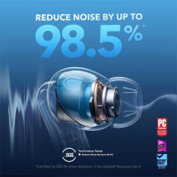 Навушники Anker Soundcore Liberty 4 NC TWS, адаптивне ANC 2.0, швидка зарядка - чорні