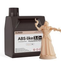Фотополімерна смола для 3D принтера ELEGOO ABS-Like Resin V3.0+ 2000G Beige