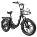 Електричний велосипед SAMEBIKE C05 Pro, двигун 500 Вт, акумулятор 36 В 13 Аг - чорний