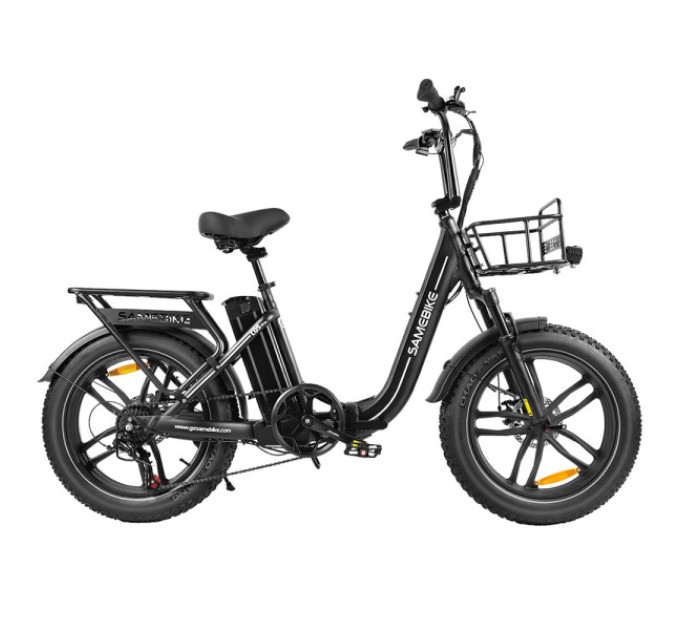Електричний велосипед SAMEBIKE C05 Pro, двигун 500 Вт, акумулятор 36 В 13 Аг - чорний