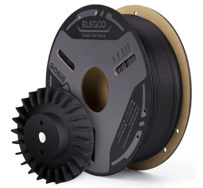 Філамент ELEGOO PAHT-CF Carbon Fiber Black 1KG 1.75mm, 1kg (50.203.0639)