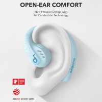 Навушники Anker Soundcore AeroFit Pro відкритого типу, Bluetooth 5.3, блакитні