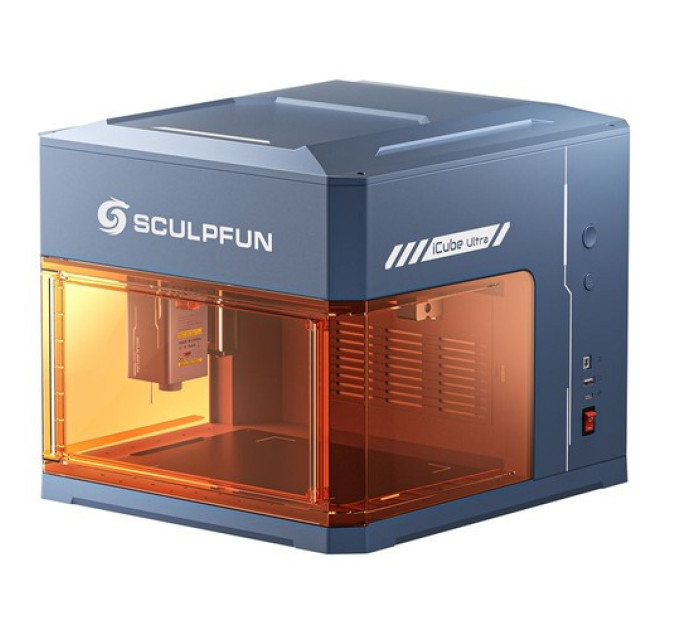 Лазерний гравірувальний верстат SCULPFUN iCube Ultra Dual 12 Вт + 1,2 Вт