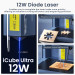 Лазерний гравірувальний верстат SCULPFUN iCube Ultra Dual 12 Вт + 1,2 Вт