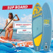 Дошка для веслування стоячи Funwater SUPFW28E 350*87*15 см блакитна