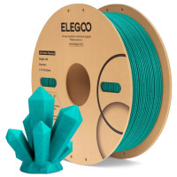 Філамент ELEGOO PLA Sparkle Turquoise 1.75mm, екологічна паперова котушка, 1kg (50.203.0538)