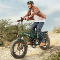 Складаний електровелосипед ENGWE ENGINE Pro 2.0 акумулятор 52 В 16 Аг, 25 км/г - зелений
