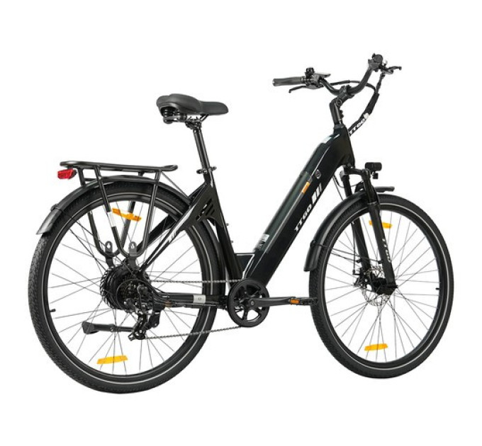 Електричний велосипед TTGO C3 SE, двигун 250 Вт, акумулятор 36 В 18 Аг - чорний