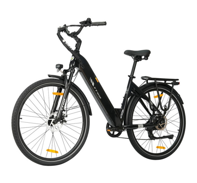 Електричний велосипед TTGO C3 SE, двигун 250 Вт, акумулятор 36 В 18 Аг - чорний