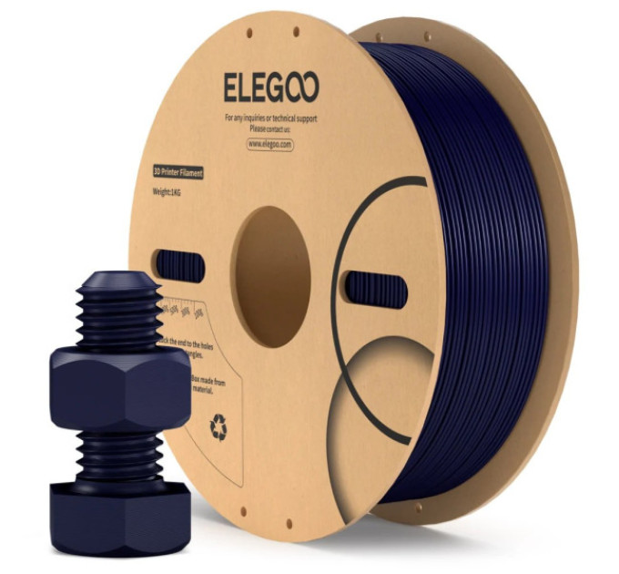 Філамент ELEGOO ABS Navy Blue 1KG 1.75mm, 1kg (50.203.0850)
