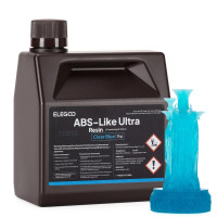 Фотополімерна смола для 3D принтера ELEGOO ABS-Like Ultra Resin 2000G Clear Blue