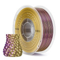 Філамент ELEGOO PLA Silk Yellow Purple 1.75mm, екологічна паперова котушка, 1kg (50.203.0706)