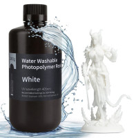 Фотополімерна смола для 3D принтера ELEGOO Water Washable Resin 1000G White