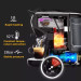 Кавоварка HiBREW H1A 4 в 1 Expresso, сумісна з меленою кавою DG Capsule - чорного кольору