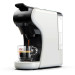 Кавоварка HiBREW H1A 4 в 1 Expresso, сумісна з меленою кавою DG у капсулах - біла
