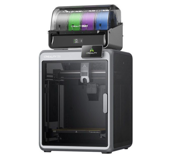3D-принтер Creality K2 Combo, система CFS, друк до 16 кольорів, 260×260×260 мм