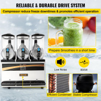 Гранітор Vevor Slush Ice Machine 3x15L