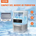 Льодогенератор Vevor SSX80 36кг льоду за 24 години, 11кг бак