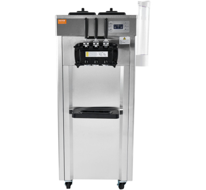 Машина для м'якого морозива VEVOR CKX300PRO-A19 ,21-31 л/год,3 смаки