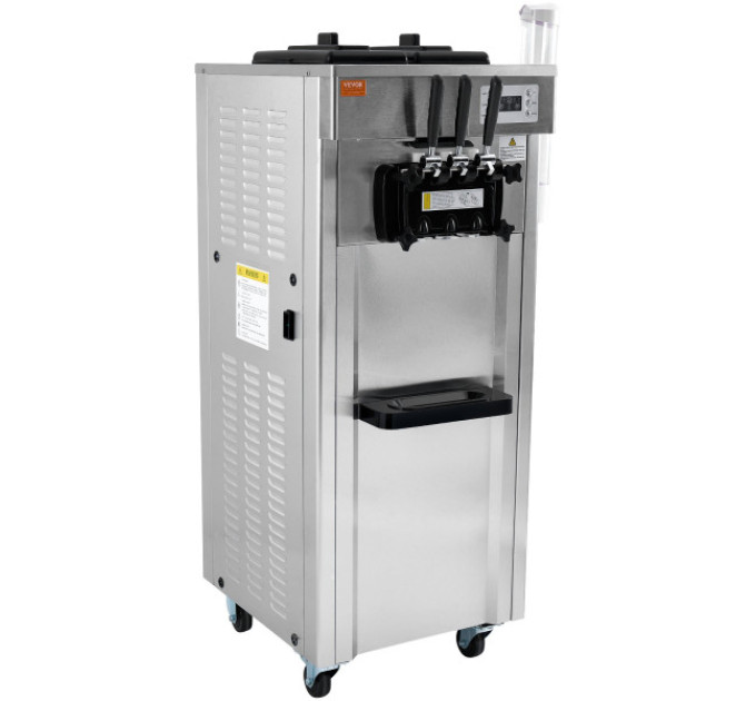 Машина для м'якого морозива VEVOR CKX300PRO-A19 ,21-31 л/год,3 смаки
