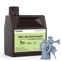 Фотополімерна рослинна смола Elegoo Plant-Based Resin Colored 2KG Grey
