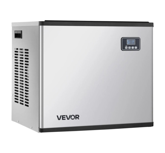 Льодогенератор Vevor 181,4 кг/день із самоочищенням (верх)