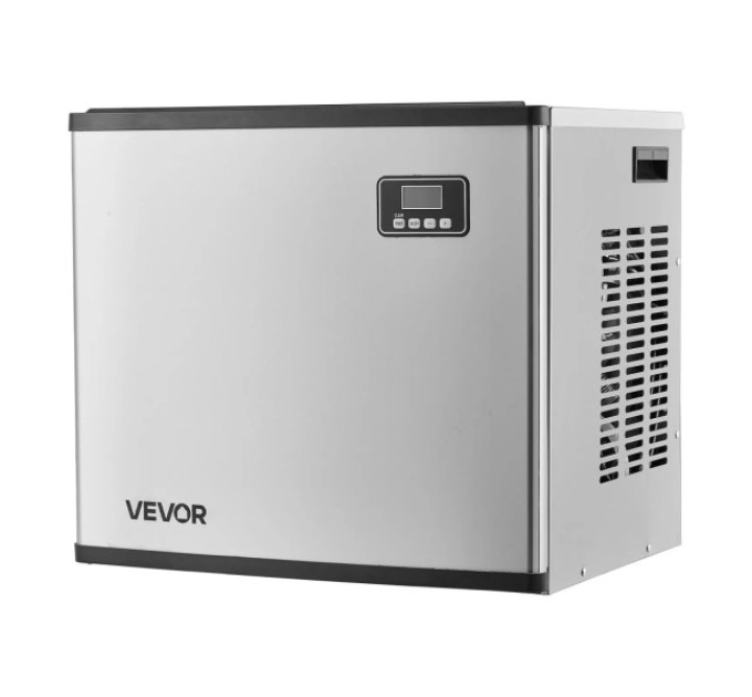 Льодогенератор Vevor 181,4 кг/день із самоочищенням (верх)