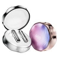 Навушники QCY FairyBuds T21 TWS, Bluetooth 5.3. сріблясті