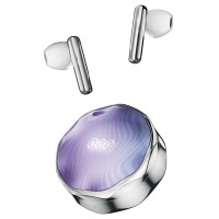 Навушники QCY FairyBuds T21 TWS, Bluetooth 5.3. сріблясті