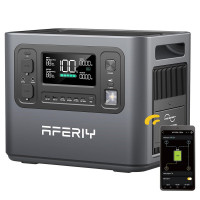 Зарядна станція AFERIY P210 2400W, 2048Wh LiFePO4 Battery, 13 Outputs
