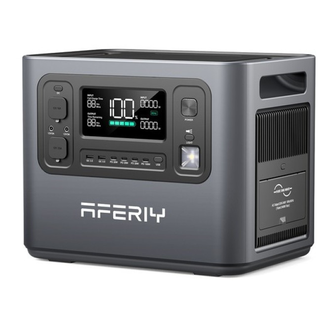 Зарядна станція AFERIY P210 2400W, 2048Wh LiFePO4 Battery, 13 Outputs