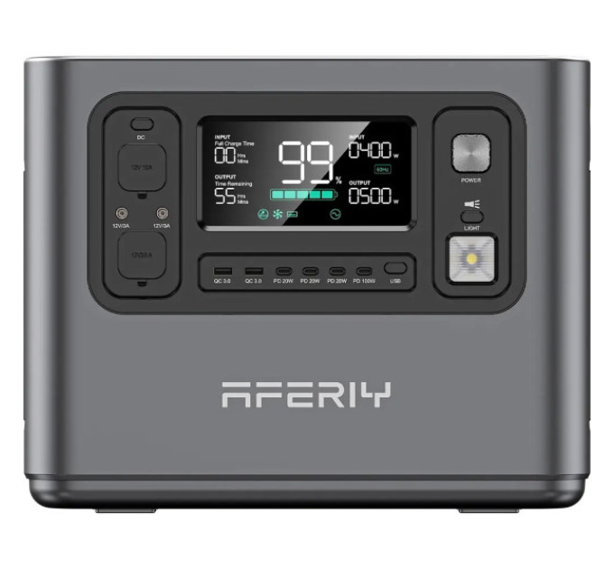 Зарядна станція AFERIY P210 2400W, 2048Wh LiFePO4 Battery, 13 Outputs