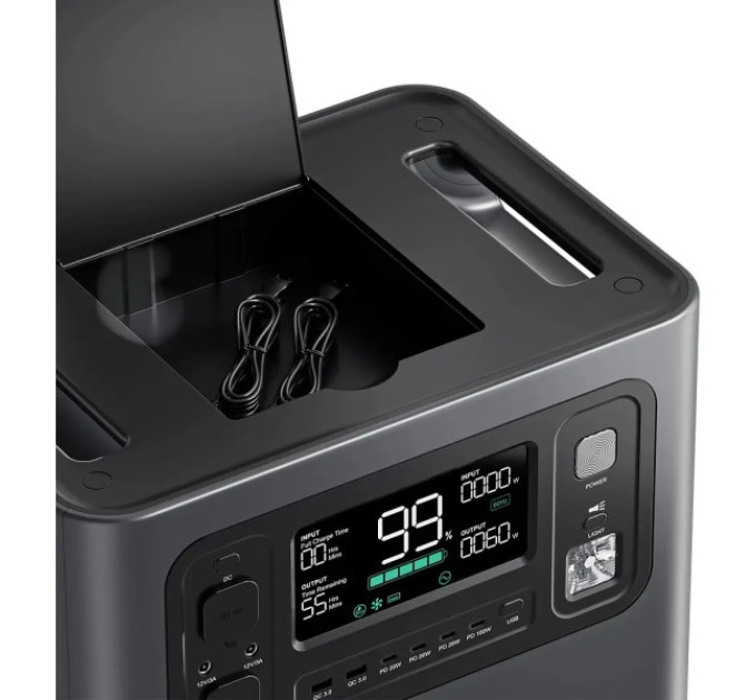 Зарядна станція AFERIY P210 2400W, 2048Wh LiFePO4 Battery, 13 Outputs