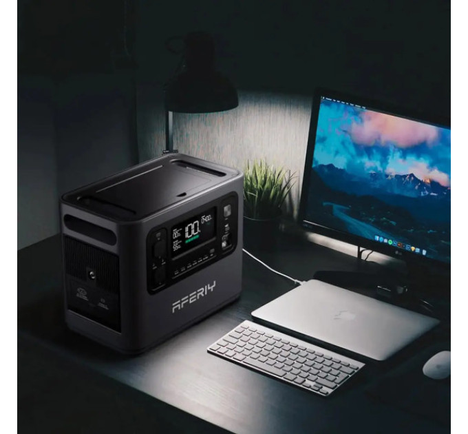 Зарядна станція AFERIY P210 2400W, 2048Wh LiFePO4 Battery, 13 Outputs
