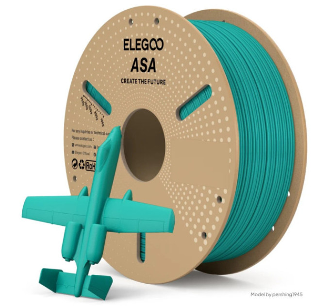Філамент ELEGOO ASA Green 1KG 1.75mm, 1kg (50.203.0733)