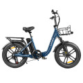 Електричний велосипед SAMEBIKE C05 Pro, двигун 500 Вт, акумулятор 36 В 13 Аг - синій